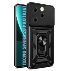 Чохол до мобільного телефона BeCover Military Tecno Spark 20 Pro (KJ6) Black (711022)
