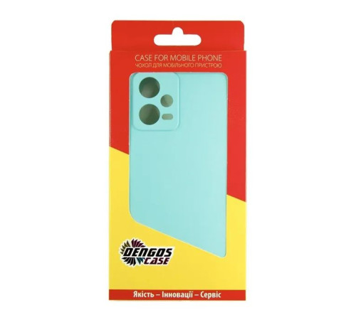 Чохол до мобільного телефона Dengos Xiaomi Redmi Note 12 5G Case + Glass (Ice blue) (DG-KM-84)