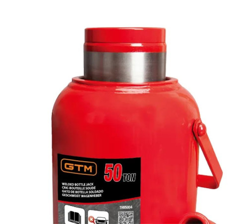 Домкрат GTM гидравлический бутылочный 50т (280-450мм) (TH95004)