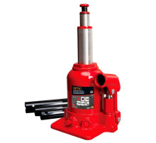 Домкрат GTM гидравлический бутылочный 2т (150-370мм) двухштоковый (TF0202)