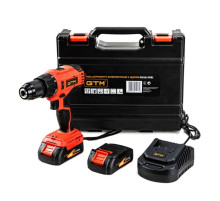 Шуруповерт GTM DSI18/60BL с ударом, 18V, 60Нм, 2x2Ah (DSI18/60BL)