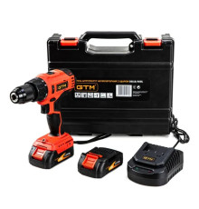 Шуруповерт GTM DSI18/60BL з ударом, 18V, 60Нм, 2x2Ah (DSI18/60BL)
