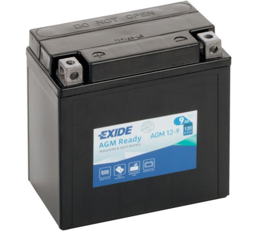 Акумулятор автомобільний EXIDE Ready AGM 9Ah (+/-) (120EN) (AGM12-9)