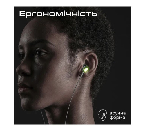 Навушники Promate LumiBuds-C Black (lumibuds-c.black)