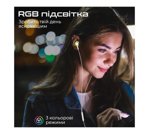 Навушники Promate LumiBuds-C Silver (lumibuds-c.silver)