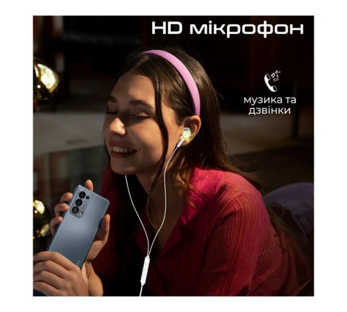 Навушники Promate LumiBuds-C Silver (lumibuds-c.silver)