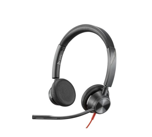 Навушники Poly Poly Blackwire 3325-M USB-A/USB-C Black (8X222AA)