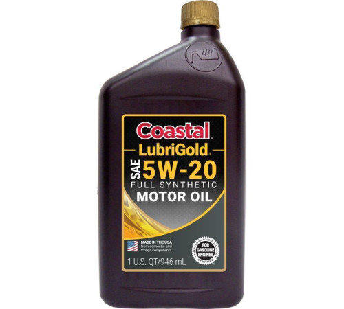 Моторное масло Coastal LubriGold Full Synthetic 5W20, 0,946л