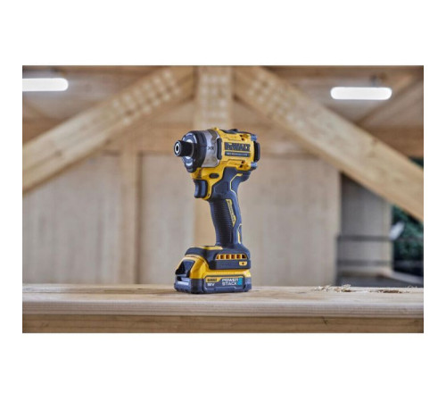 Шуруповерт DeWALT 18 В XR Li-lon PowerStack, безщітковий, 282 Нм, TSTAK, 2x1.7Ah (DCF860E2T)