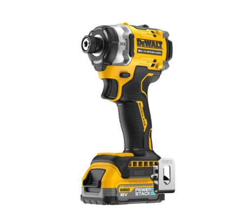 Шуруповерт DeWALT 18 В XR Li-lon PowerStack, безщітковий, 282 Нм, TSTAK, 2x1.7Ah (DCF860E2T)