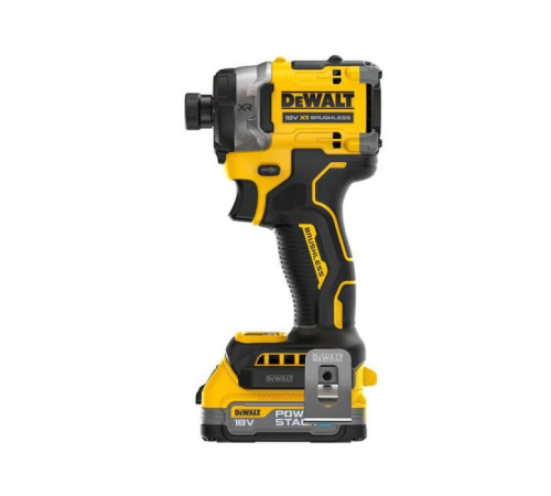 Шуруповерт DeWALT 18 В XR Li-lon PowerStack, безщітковий, 282 Нм, TSTAK, 2x1.7Ah (DCF860E2T)
