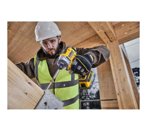 Шуруповерт DeWALT 18 В XR Li-lon PowerStack, безщітковий, 282 Нм, TSTAK, 2x1.7Ah (DCF860E2T)