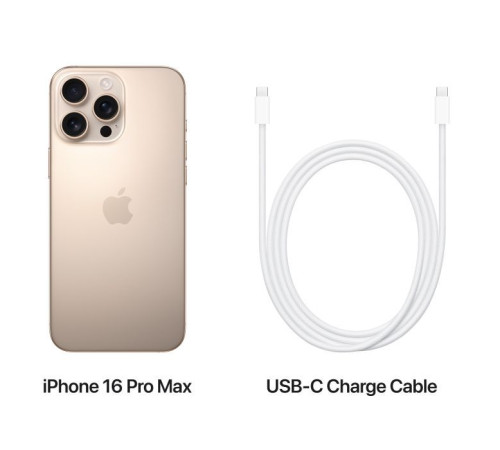 Мобільний телефон Apple iPhone 16 Pro Max 1TB Desert Titanium (MYX63)