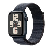Смарт-годинник Apple Watch SE 2024 GPS 44mm Midnight Aluminium Case with Ink Sport Loop (MXEP3QH/A)