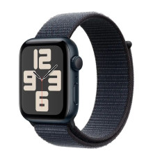 Смарт-годинник Apple Watch SE 2024 GPS 44mm Midnight Aluminium Case with Ink Sport Loop (MXEP3QH/A)