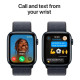 Смарт-годинник Apple Watch SE 2024 GPS 44mm Midnight Aluminium Case with Ink Sport Loop (MXEP3QH/A)