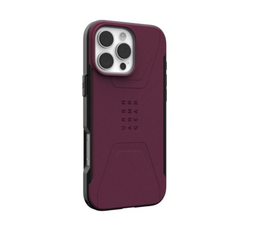 Чохол до мобільного телефона UAG iPhone 16 Pro Max Civilian Magsafe Bordeaux (114445119049)