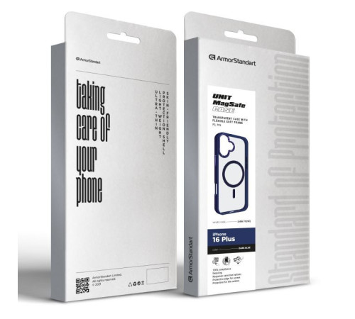 Чохол до мобільного телефона Armorstandart Unit MagSafe Apple iPhone 16 Plus Dark Blue (ARM79290)