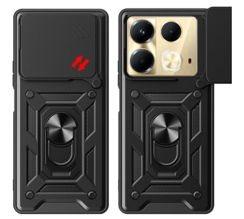 Чохол до мобільного телефона BeCover Military Infinix Note 40 (X6853) Black (712159)