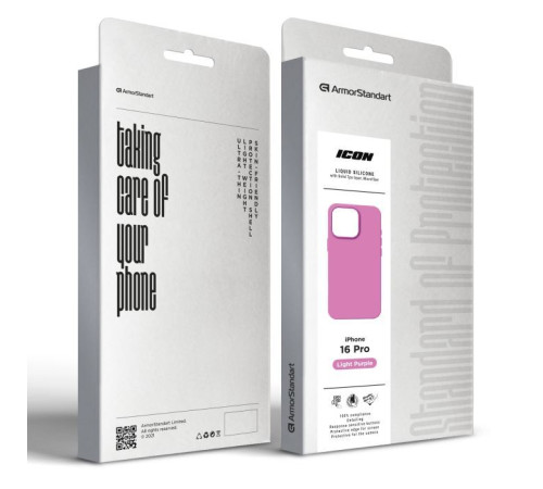 Чохол до мобільного телефона Armorstandart ICON2 Case Apple iPhone 16 Pro Light Purple (ARM79637)