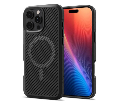 Чохол до мобільного телефона Spigen iPhone 16 Pro Core Armor MagFit Matte Black (ACS08158)