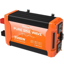 Автомобільний інвертор Choetech 12/220V 1600Вт, чиста синусоїда (CJ3500Q-V2)