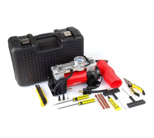 Автомобільний компресор AMiO 12V HQ ACOMP-18 (02640)