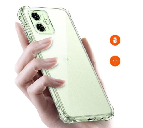 Чохол до мобільного телефона BeCover Anti-Shock Motorola Moto G55 Clear (712780)