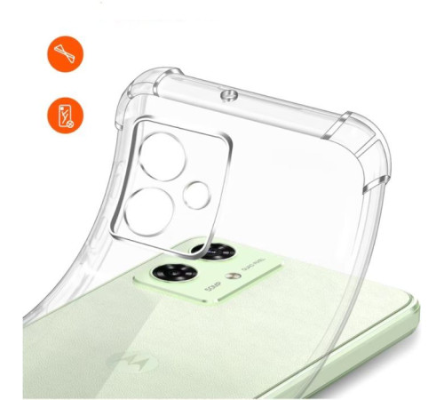 Чохол до мобільного телефона BeCover Anti-Shock Motorola Moto G55 Clear (712780)