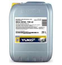 Моторна олива Yuko MEGA DIESEL 15W-40 20л (4820070240542)