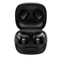 Наушники Hator Hyrerpunk Truedots SyncHUB Black (HTA411)