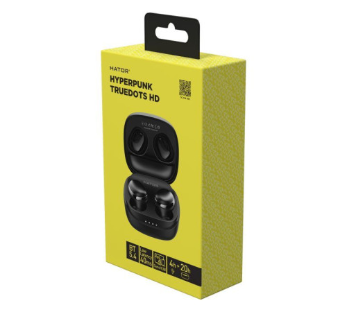 Навушники Hator Hyреrpunk Truedots SyncHUB Black (HTA411)