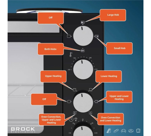 Електропіч Brock TO 3002 B