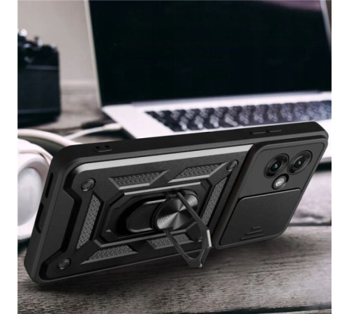 Чохол до мобільного телефона BeCover Military Motorola Moto G55 Black (713056)