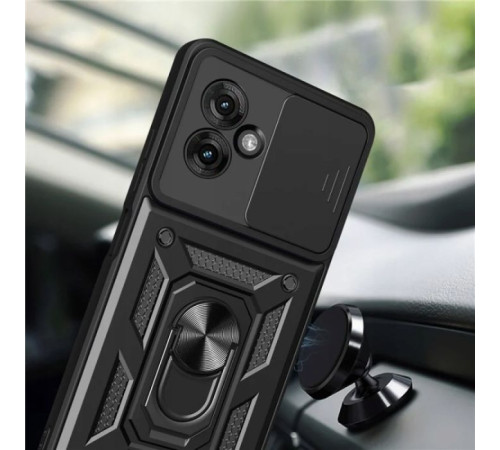 Чохол до мобільного телефона BeCover Military Motorola Moto G55 Black (713056)