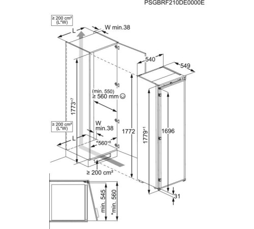 Холодильник Electrolux ERD6DE18S1