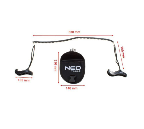 Цепная пила Neo Tools ручная 53см (63-158)