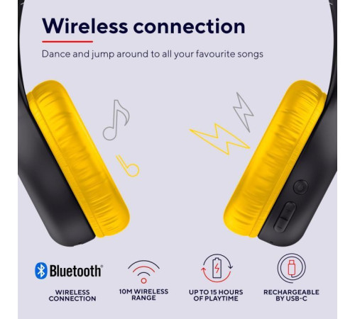 Навушники Trust Nouna Kids Wireless Black (25405)