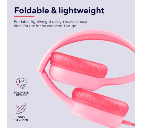 Навушники Trust Nouna Pink (25277)