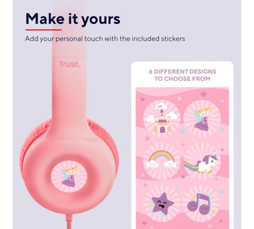 Навушники Trust Nouna Pink (25277)