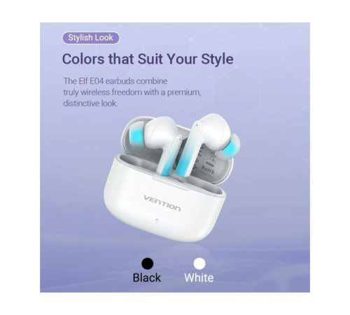 Навушники Vention Elf Earbuds E04 White (NBIW0)