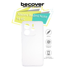 Чохол до мобільного телефона BeCover Xiaomi Redmi Note 14 4G Transparancy (713435)